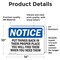 Signmission Put Things Back In Their Proper Place, 14 in W x Rectangle, Vinyl Decal OS-2PACK-NS-D-1014-L-16441 - alternate 2